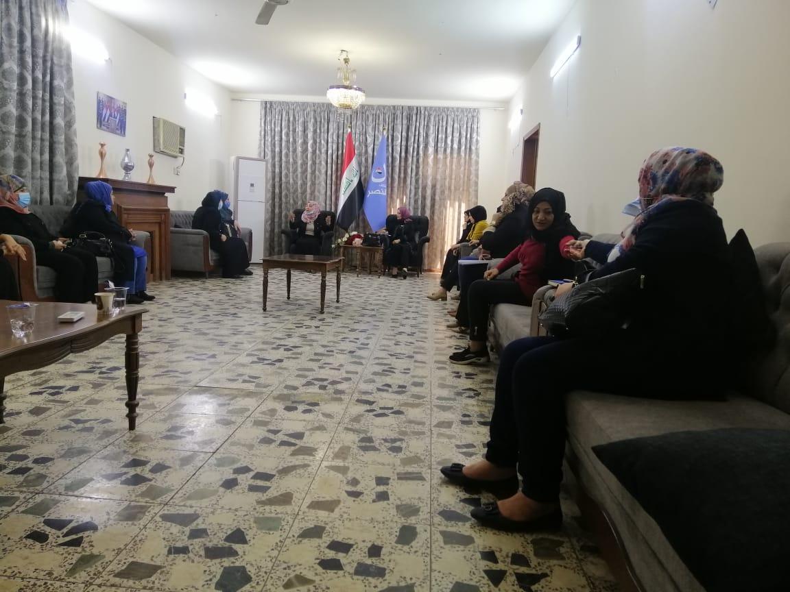 مكتب المرأة في ائتلاف النصر ينظم إجتماعاً لأعضاءه الجدد