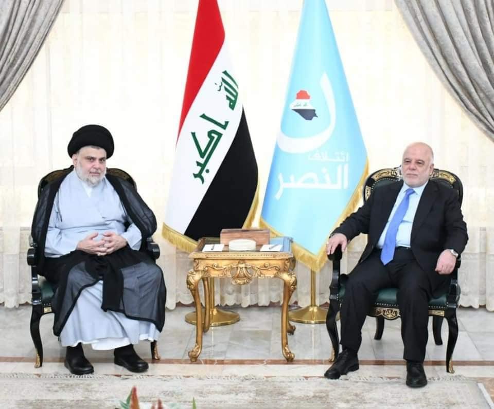 Dr. Al-Abadi receives His Eminence Muqtada Al-Sadr