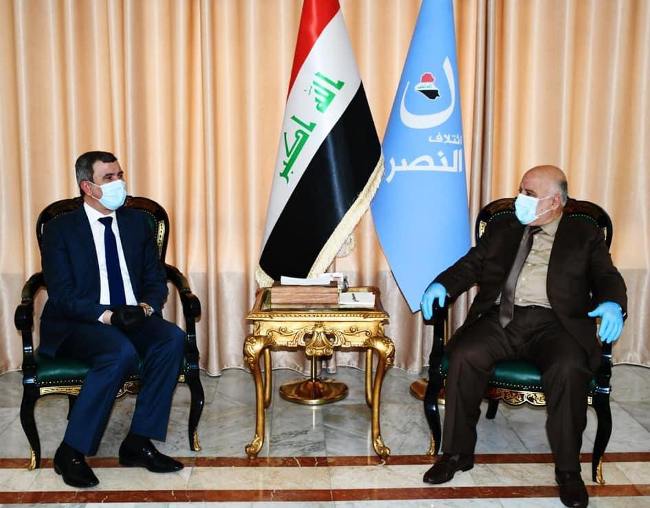 Dr. Haider Al-Abadi receives the Minister of Oil and discusses with him the reality of oil sector