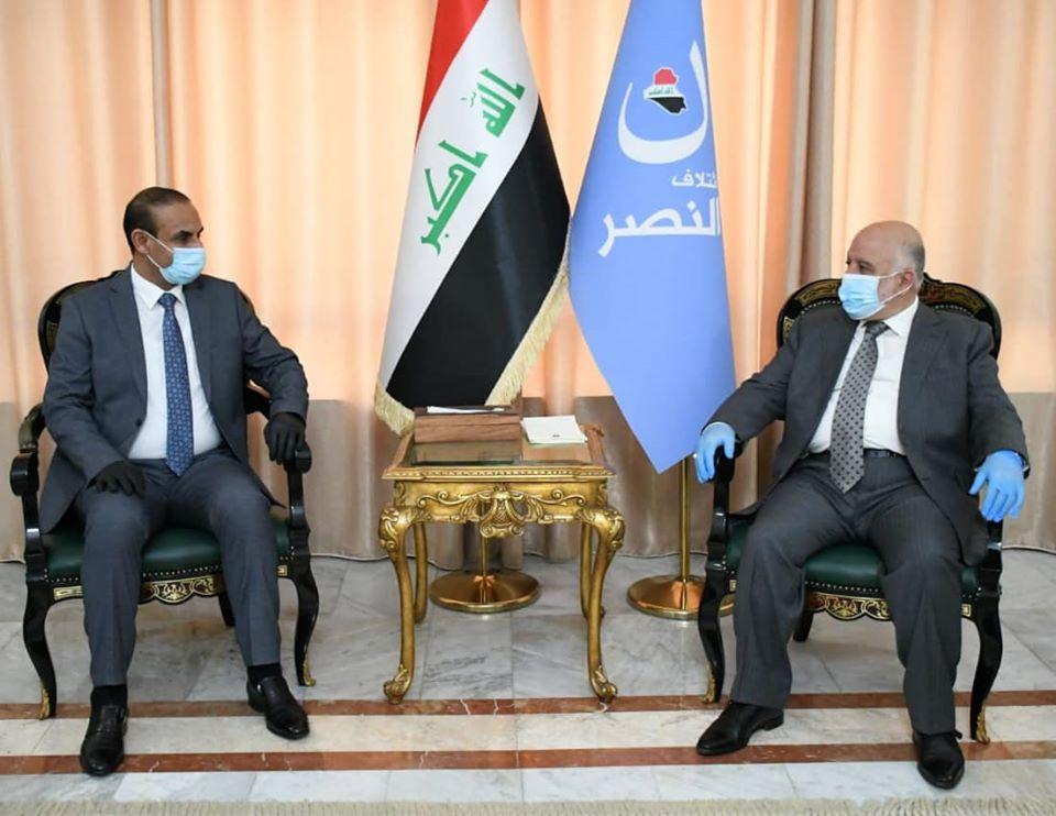 Dr. Haider Al-Abadi receives the Minister of Labor and discusses with him the patronage of the Minis