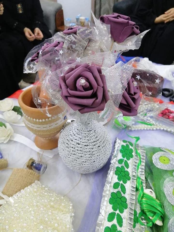 مكتب المرأة في ائتلاف النصر يقيم ورشة للأعمال الفنية اليدوية