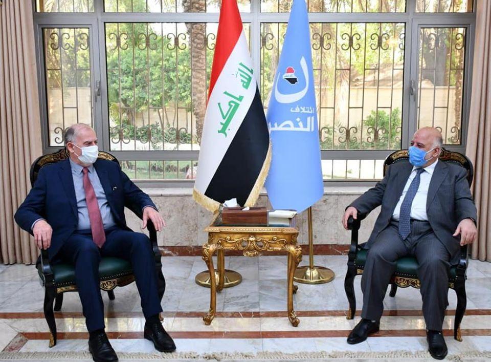 Dr. Haider Al-Abadi receives the President of  Al Enqath wal Al Tanmiah  Front, Mr. Osama Al-Nujaifi