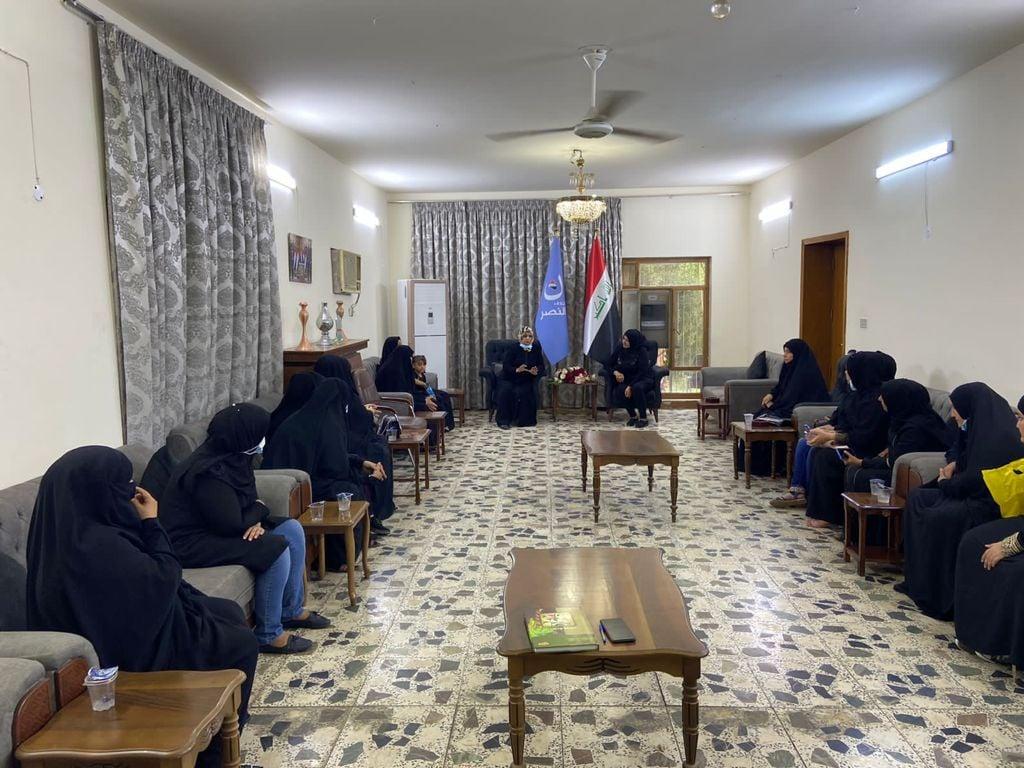 مكتب المرأة في ائتلاف النصر يستقبل وفداً عن المنتدى النسوي من منطقة الأمين