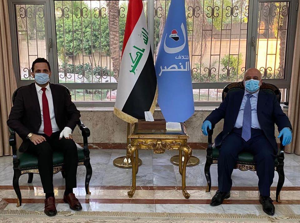 Dr. Al-Abadi discusses with the head of The New Generation Movement the latest developments in the country