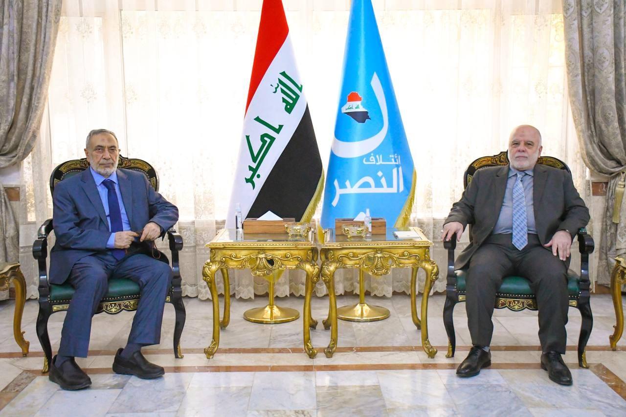 Dr. Haider Al-Abadi receives former Speaker of the House of Representatives, Dr. Mahmoud Al-Mashhadani