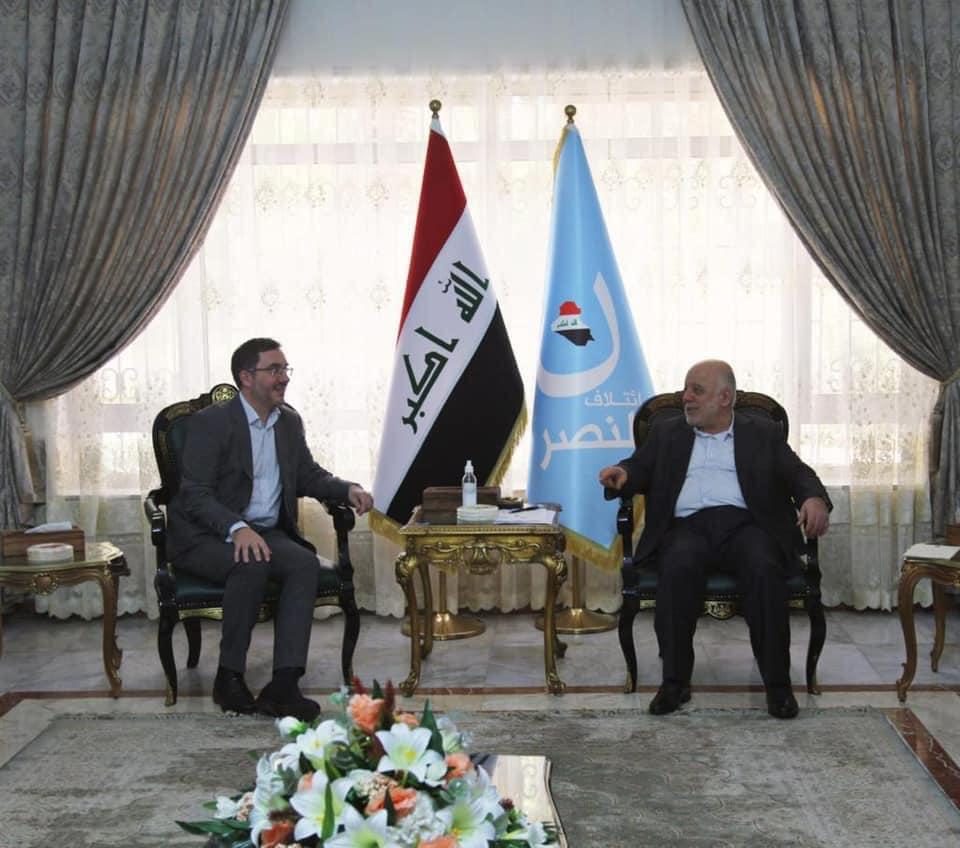 Dr. Al-Abadi receives the new British Ambassador to Baghdad and discusses with him the situation in 