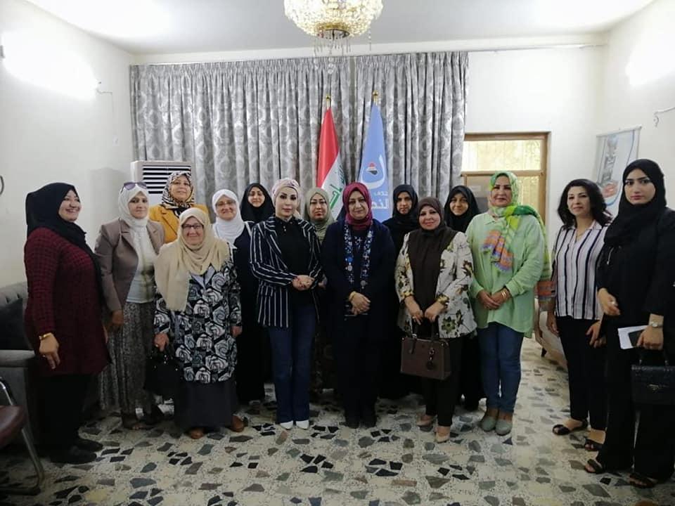 مكتب المرأة في ائتلاف النصر يقيم ورشة تدريبية حول الصحة النفسية