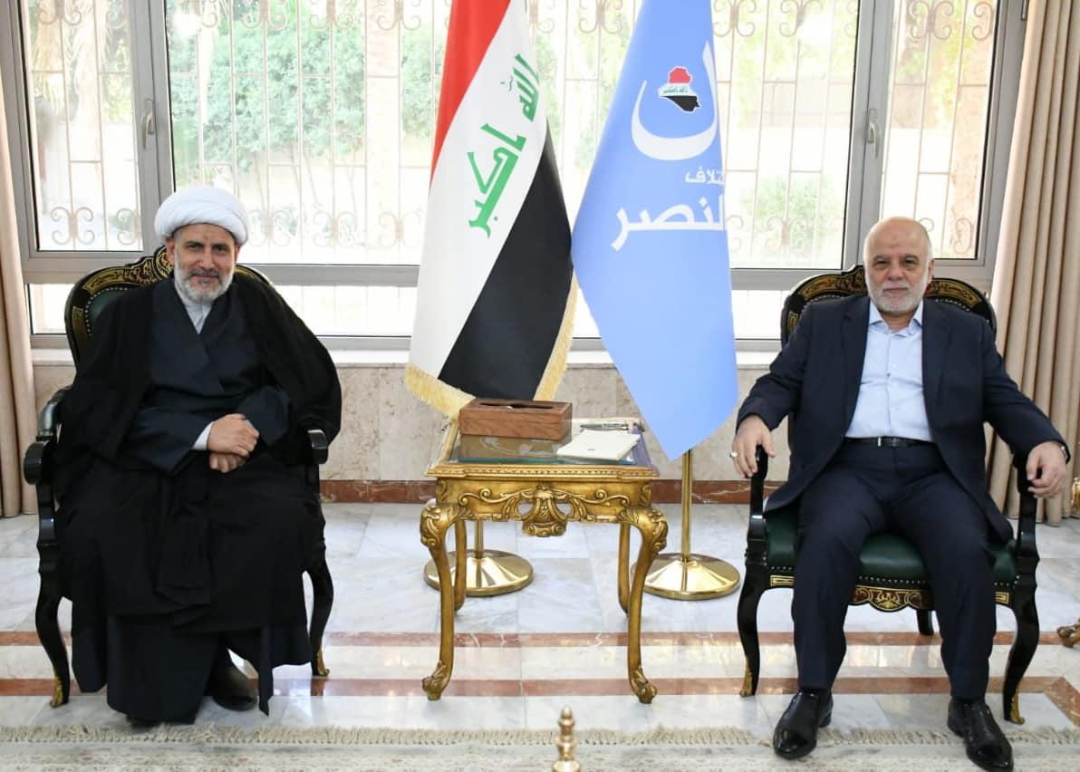Dr. Al-Abadi receives the spokesman of Mr. Muqtada Al-Sadr, Sheikh Salah Al-Obaidi