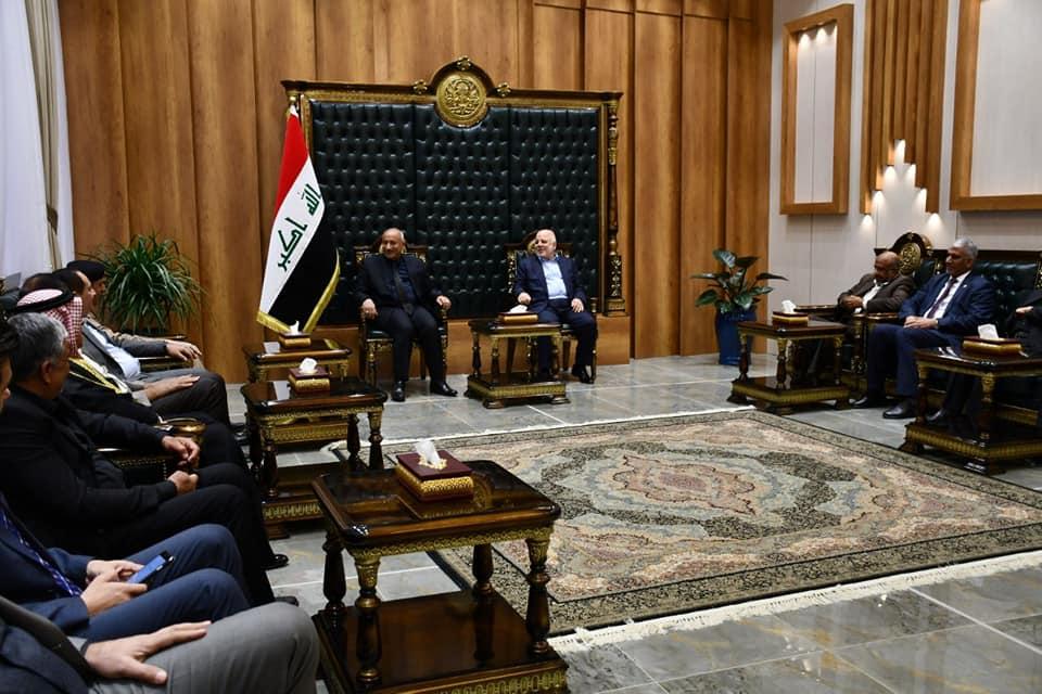 Dr. Al-Abadi visits the holy governorate of Karbala and meets its governor, Mr. Al-Khattabi