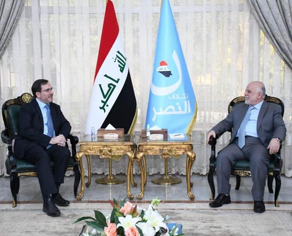 Dr. Al-Abadi receives the British Ambassador to Baghdad, Mr. Mark Bryson