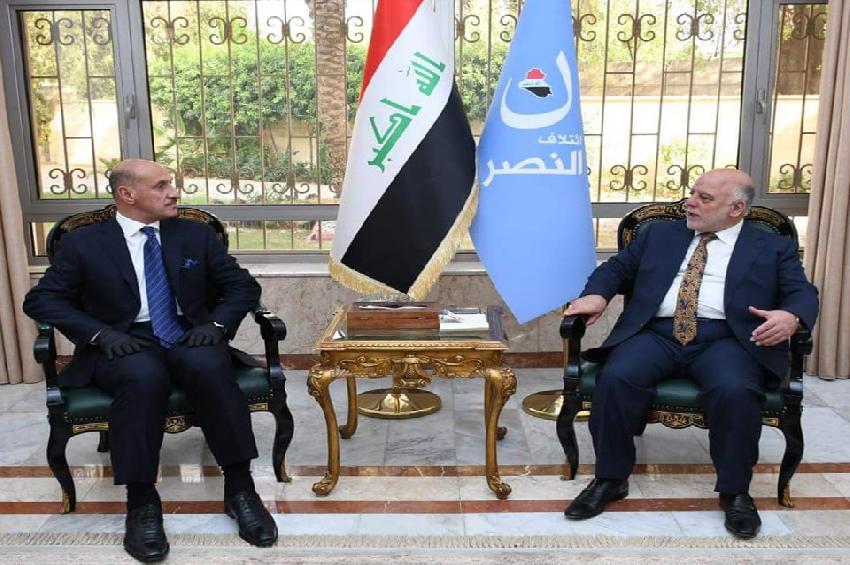 Dr. Al-Abadi receives the Minister of Youth and Sports, Mr. Adnan Darjal