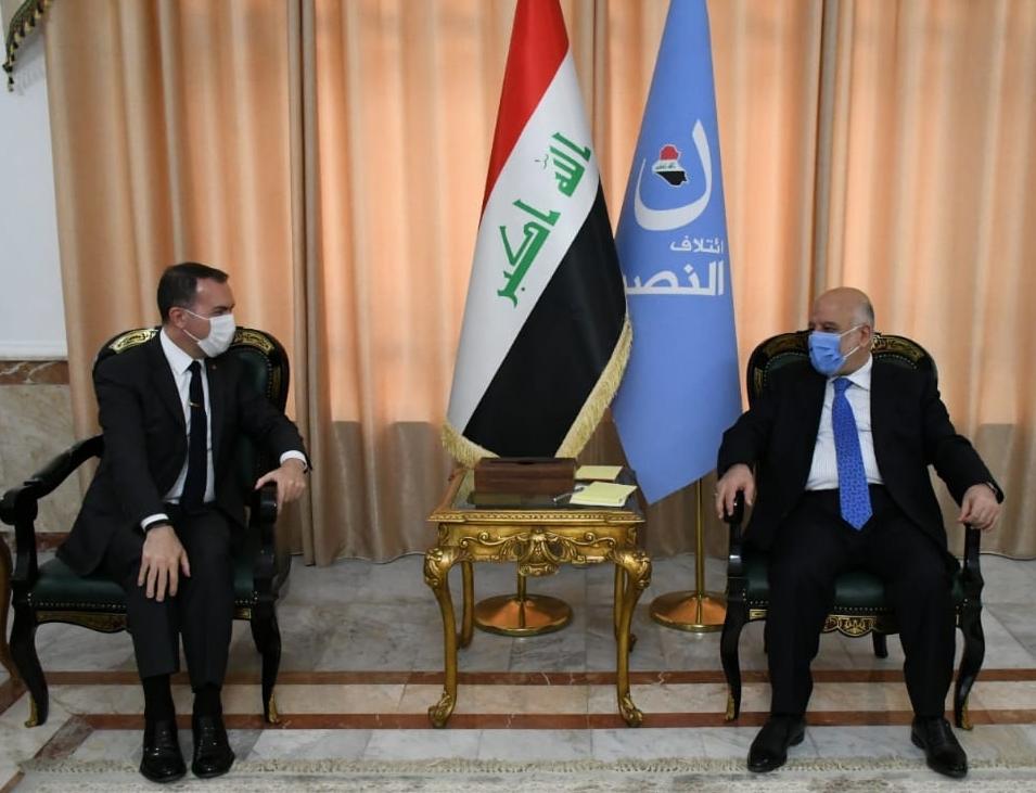 Dr. Haider al-Abadi receives the Turkish ambassador in Baghdad