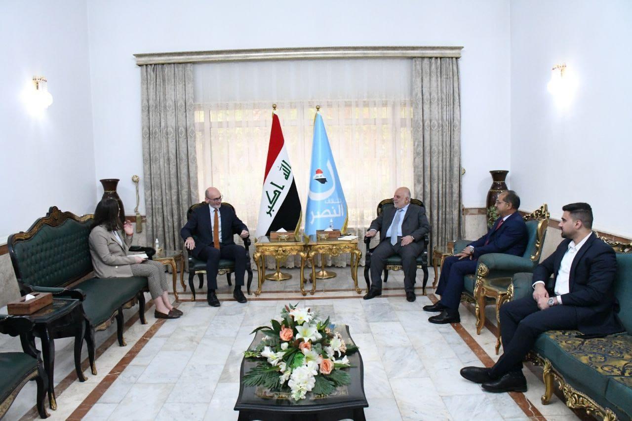 Dr. Al-Abadi receives the British Ambassador to Baghdad, Mr. Stephen Hitchen