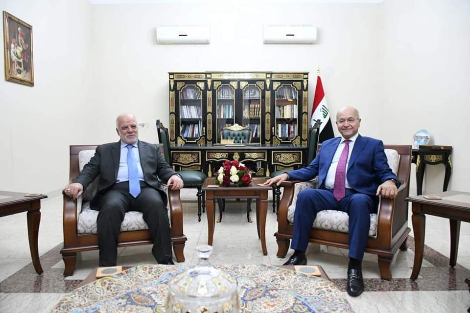 Al-Abadi and the President of the Republic discuss the elections file and its repercussions