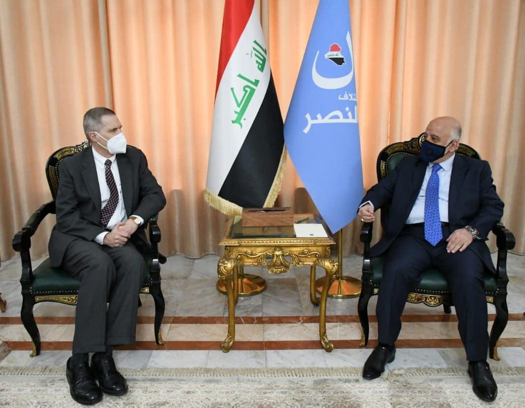 Dr. Al-Abadi receives the American ambassador in Baghdad