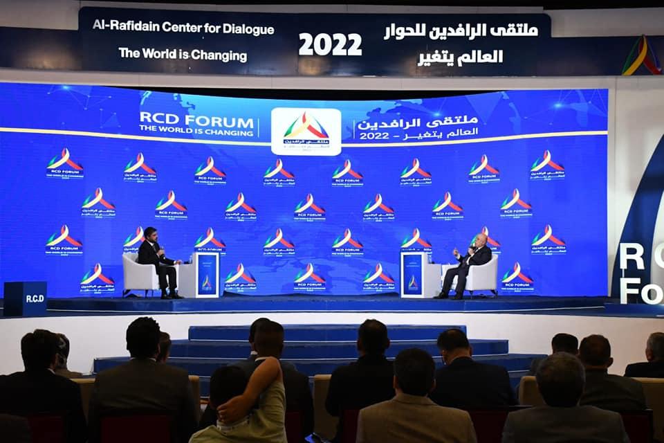 During his participation in Al-Rafidain Forum, Dr. Al-Abadi calls for the necessity of dialogue for 