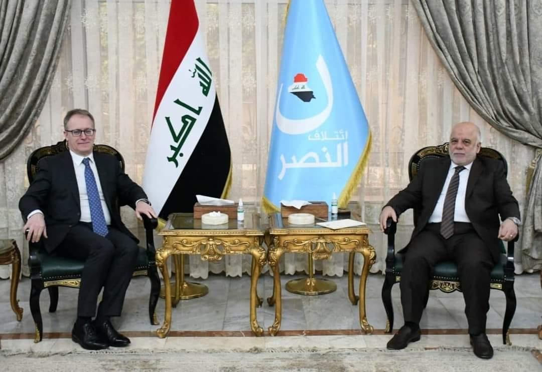 Dr. Haider Al-Abadi receives the Italian Ambassador to Baghdad