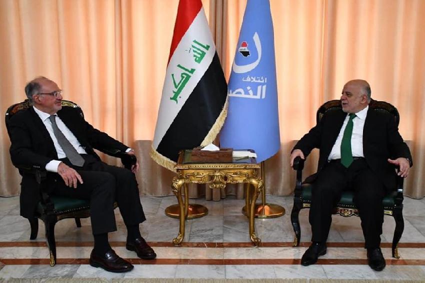 Dr. Al-Abadi discusses with the Minister of Finance the challenges that the country is facing