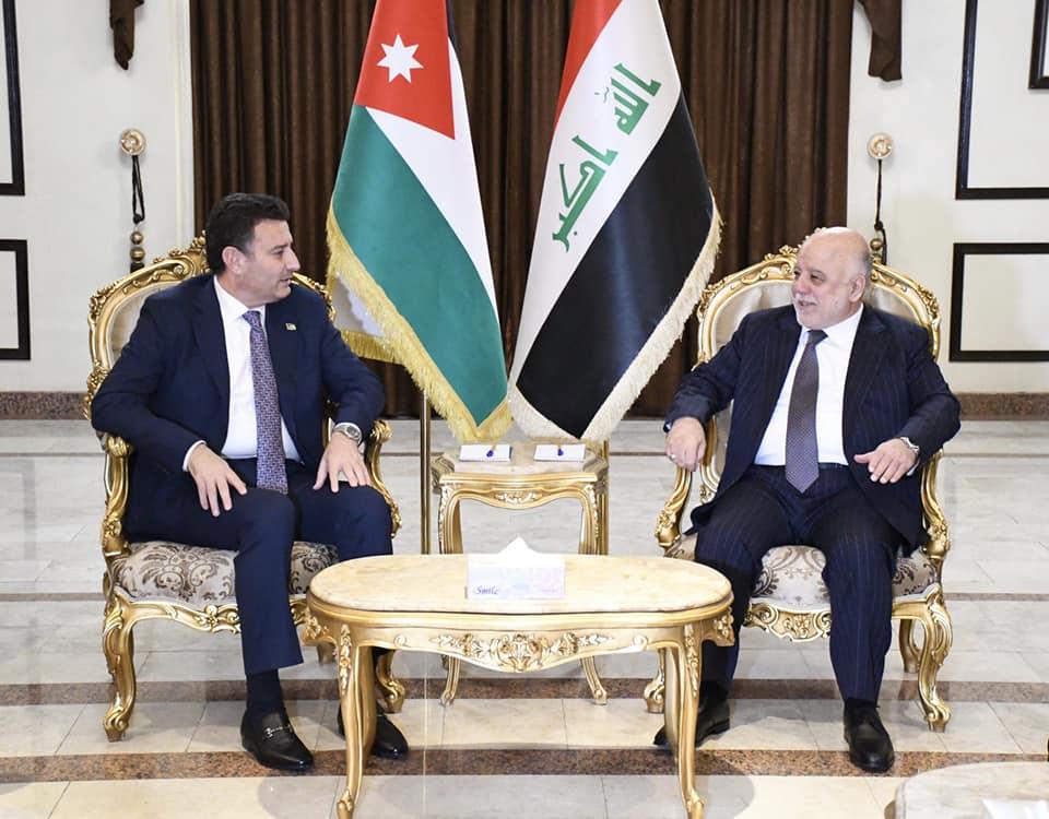 Dr. Haider Al-Abadi receives the Speaker of the Jordanian Parliament and his accompanying delegation