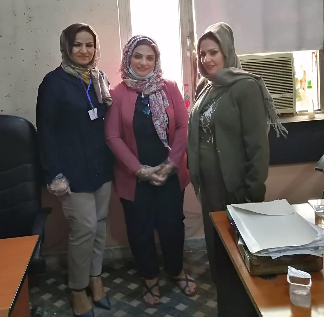 وفد من مكتب المرأة في إئتلاف النصر يزور وزارة العمل والشؤون الإجتماعية