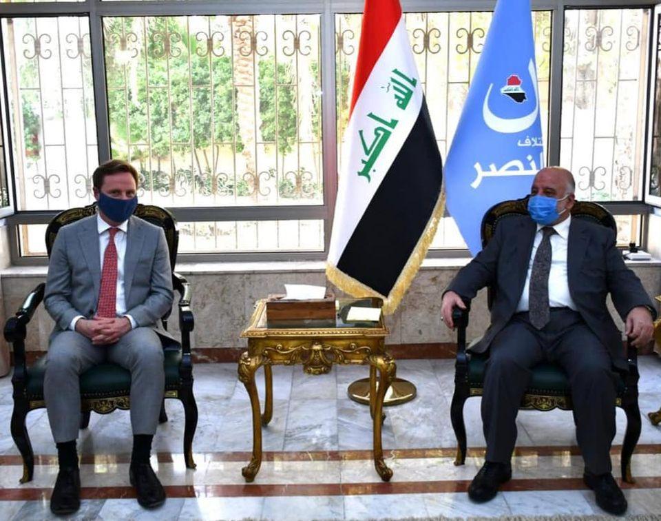 Dr. Al-Abadi receives the British ambassador in Baghdad