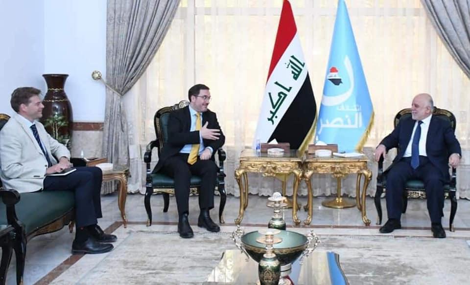 Dr. Al-Abadi receives the Ambassadors of Australia, Britain and France