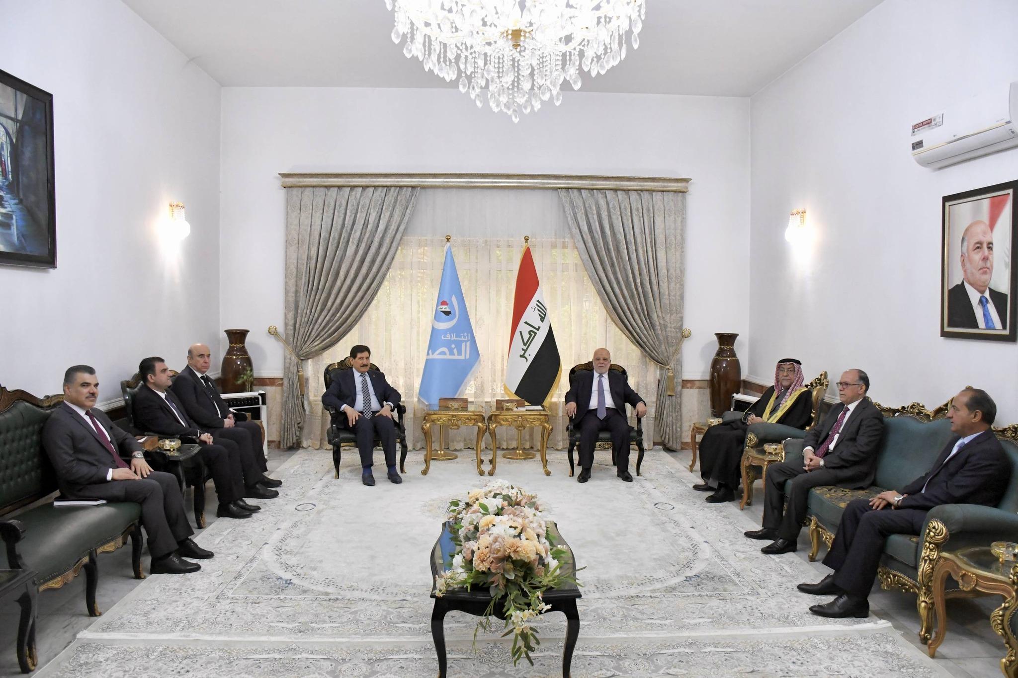 الدكتور حيدر العبادي يستقبل وفد الحزب الديمقراطي الكردستاني