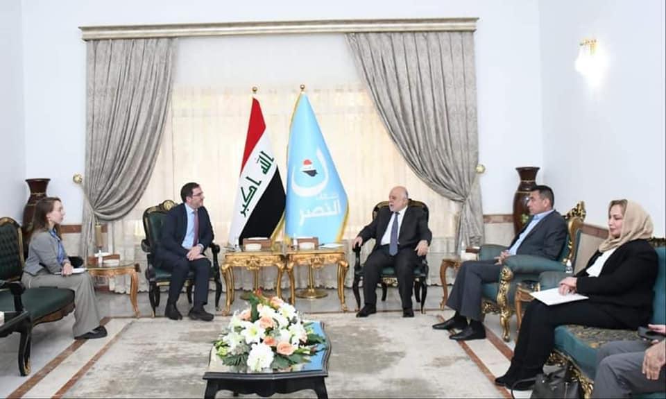 Dr. Al-Abadi receives the British Ambassador to Baghdad and discusses with him the political situation