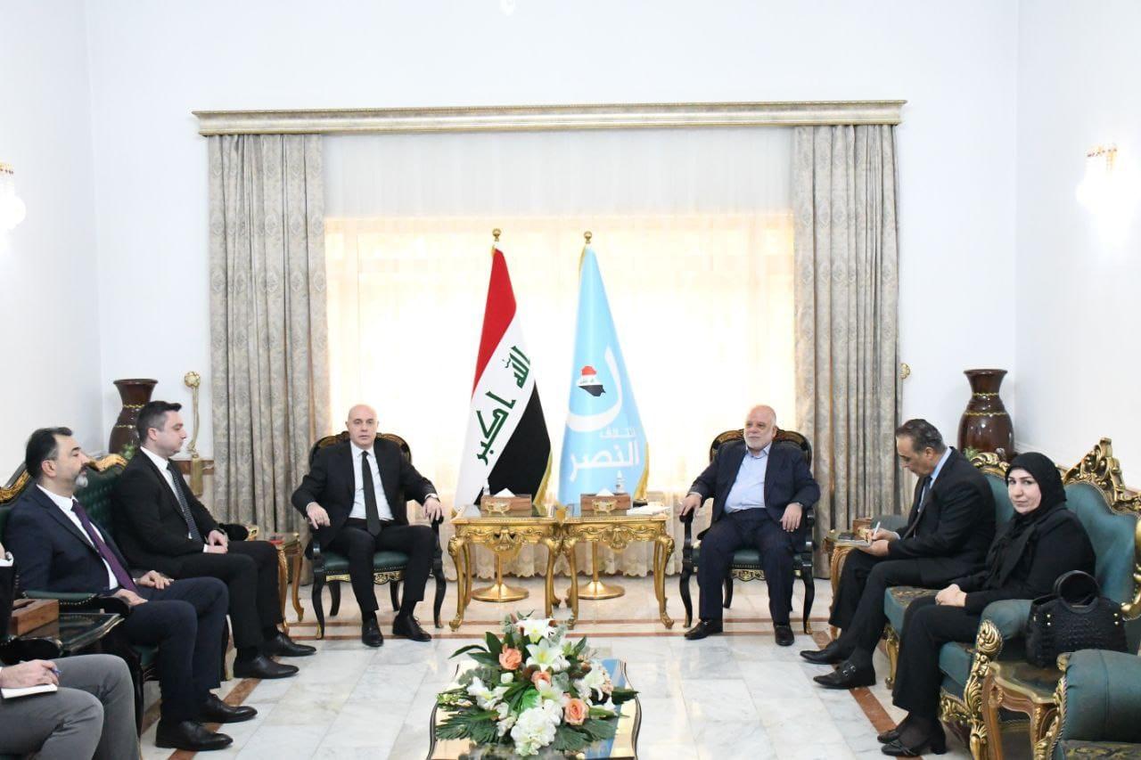 Dr. Al-Abadi receives the Turkish Ambassador to Baghdad