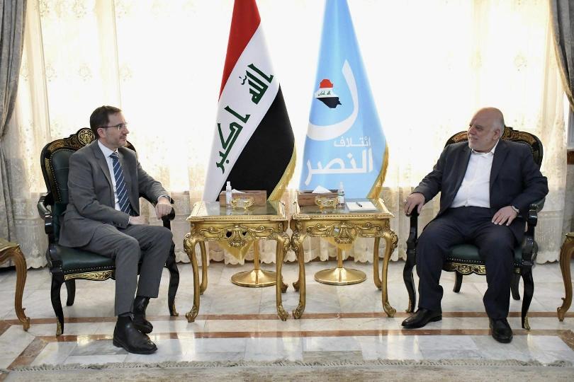 Dr. Al-Abadi receives the British Ambassador to Baghdad, Mr. Mark Bryson-Richardson