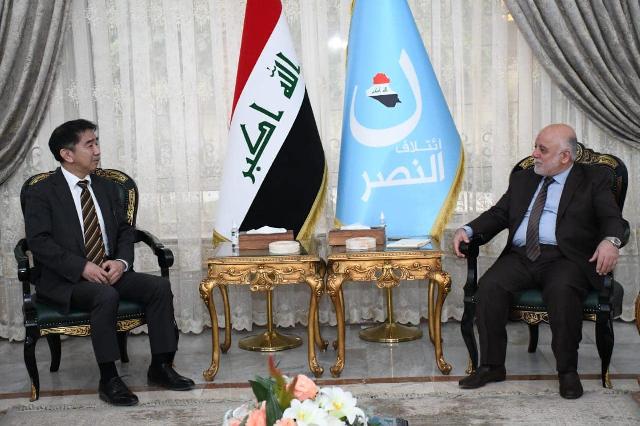 Dr. Al-Abadi receives the Japanese Ambassador to Baghdad