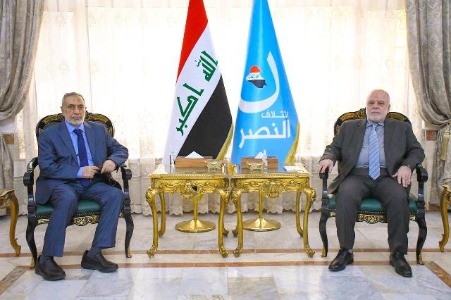 Dr. Haider Al-Abadi receives former Speaker of the House of Representatives, Dr. Mahmoud Al-Mashhada