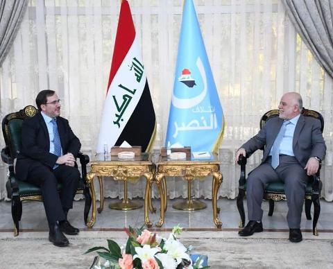 Dr. Al-Abadi receives the British Ambassador to Baghdad, Mr. Mark Bryson
