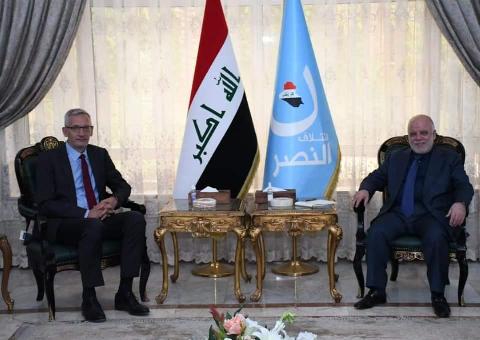 Dr. Haider Al-Abadi receives separately the Ambassadors of Germany and Australia to Iraq