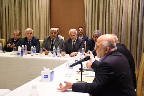 Dr. Al-Abadi meets dignitaries and elites of the Holy Governorate of Karbala